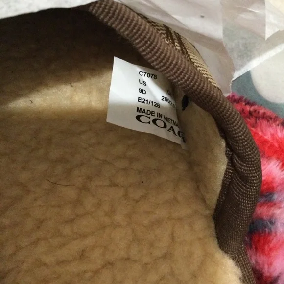 MEN’S COACH KHAKI SIGNATURE SLIPPER/LOGO - Picture 10 of 12